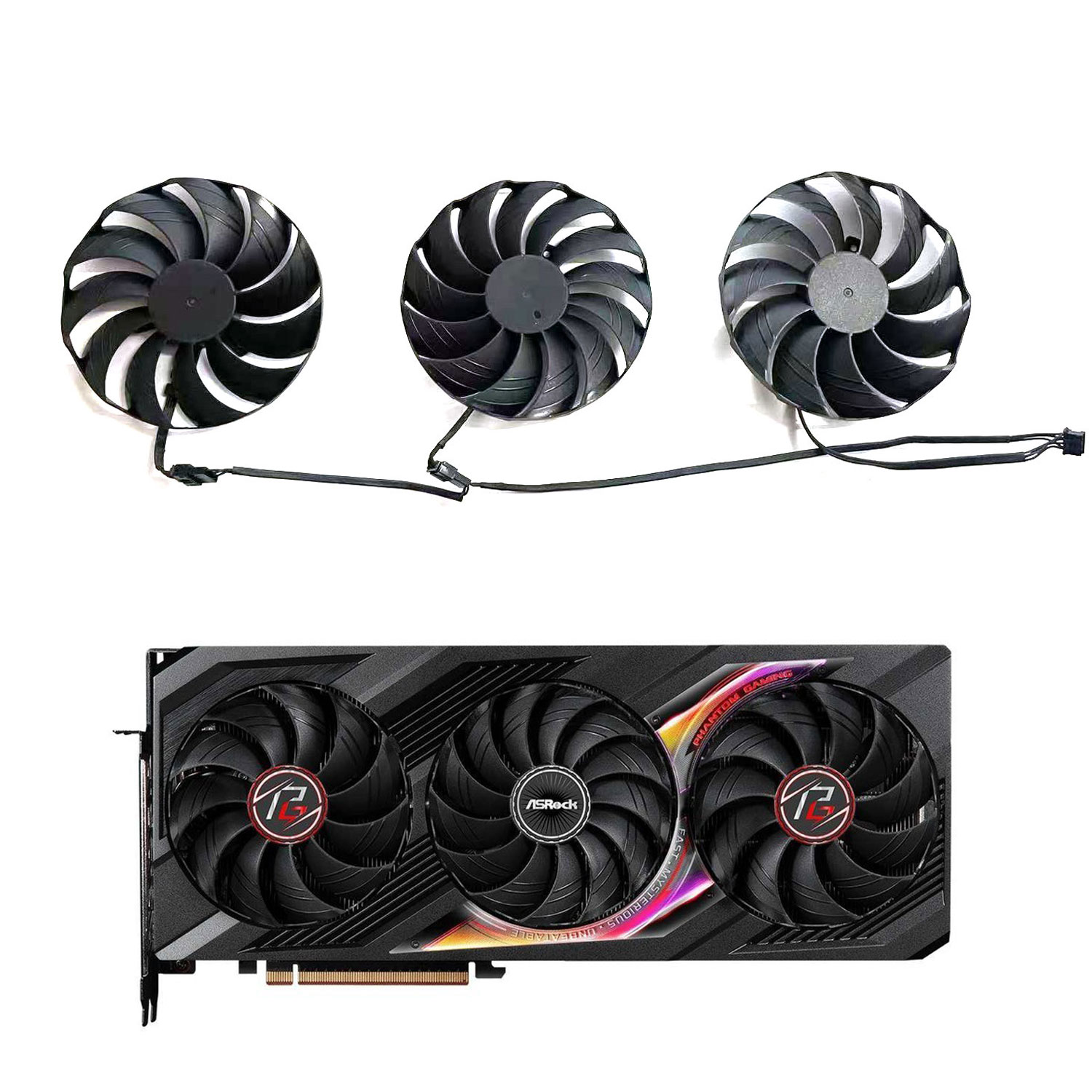Rx 7800 Xt 16Gb - Yeni Soğutma Fanı 4PIN 98MM CF1010H12S