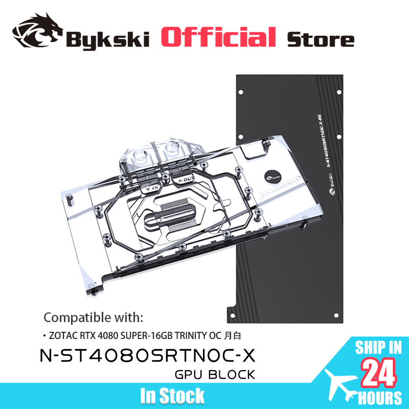 Rtx 4080 Water Cooling Block - Bykski N-ST4080SRTNOC-X GPU Bloğu ZOTAC RTX