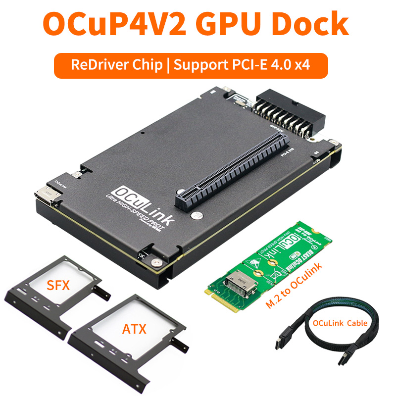 Oculink Gpu Dock Station - OCuP4V2 OCuLink GPU Dock ReDriver Çip