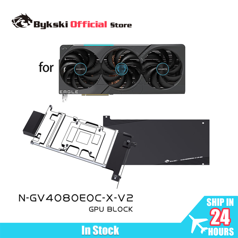 Rtx 4080 Water Cooling Block - Bykski N-GV4080EOC-X-V2 GPU Su Soğutma Bloğu,