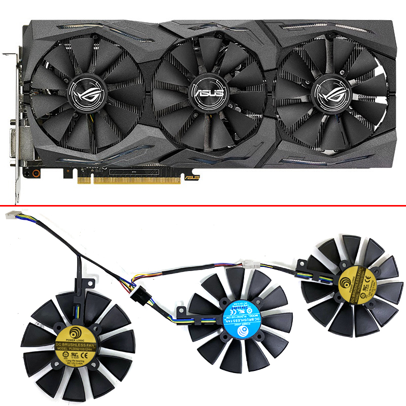 Rtx 3090 24Gb Gddr6X - ASUS için 87mm 87 09210s12hh soğutucu