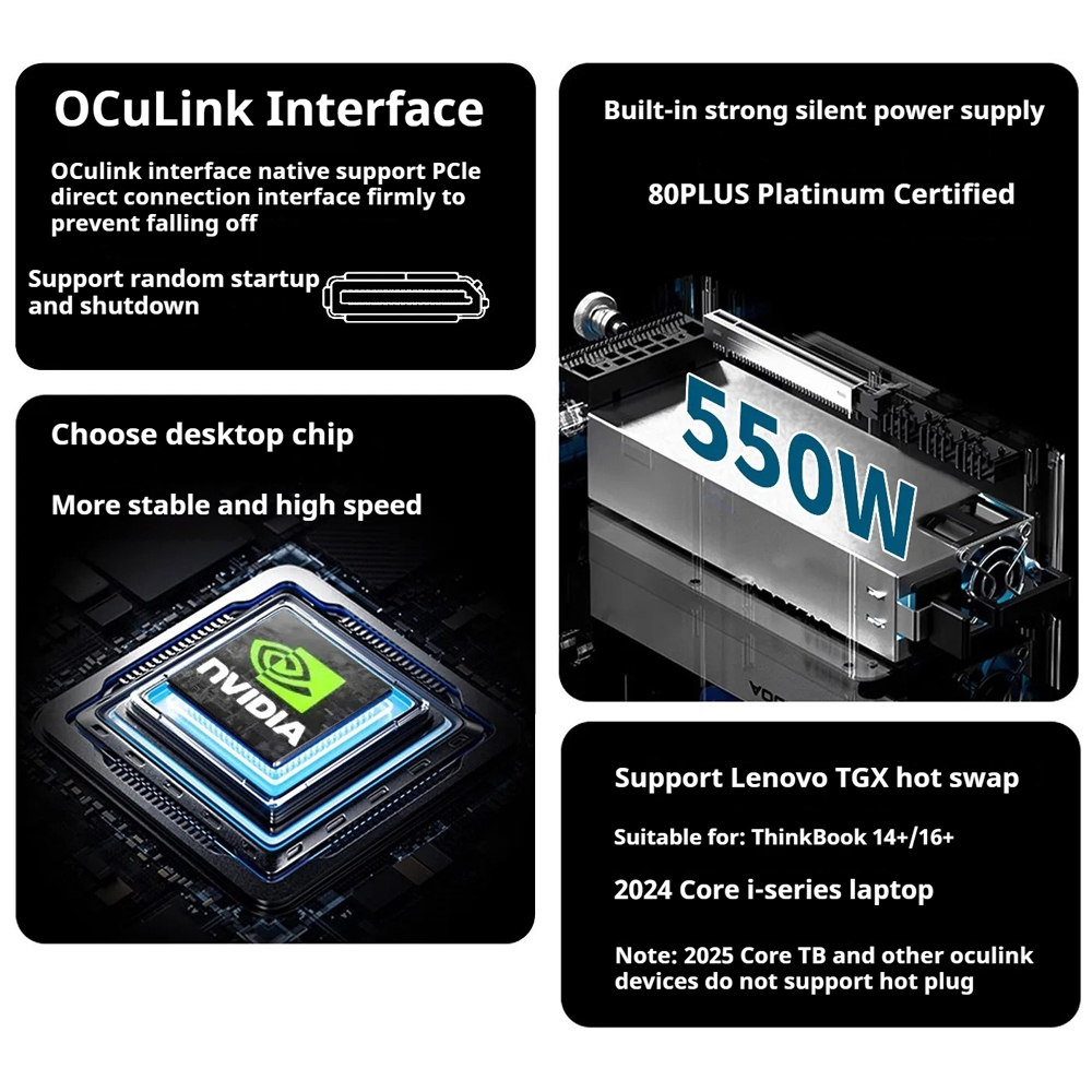 V100A eGPU Dock OCuLink Thunde - Oculink Gpu Dock Station incelemesi ve fiyatı