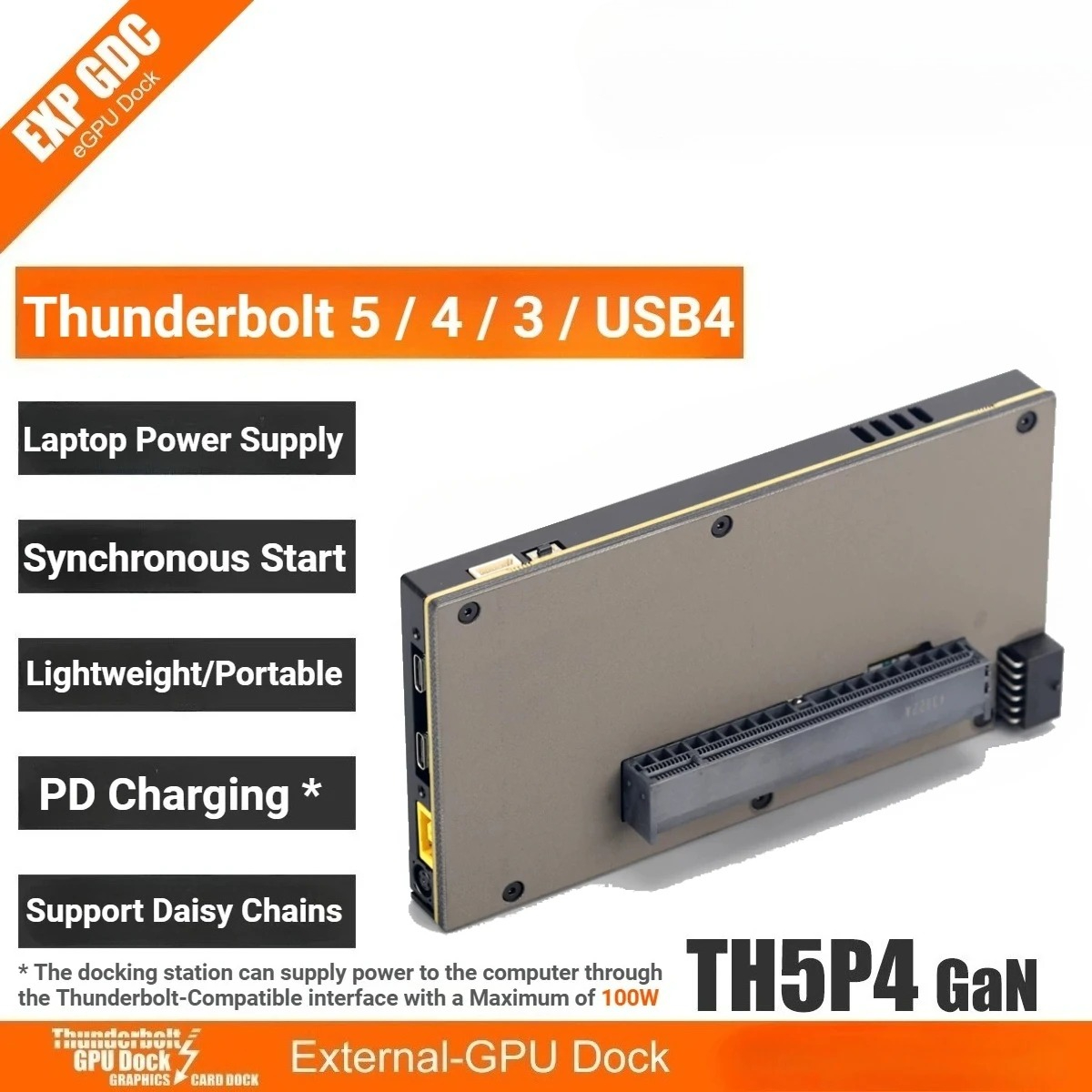 TH5P4GaN Dizüstü Bilgisayar Th - Gpu External Dock Egpu Thunderbolt 4 incelemesi ve fiyatı