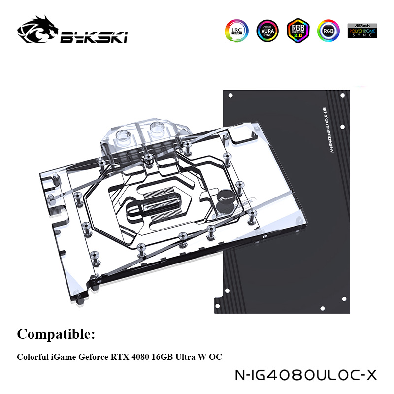 Bykski Su Soğutucu Renkli iGam - Rtx 4080 Water Cooling Block incelemesi ve fiyatı
