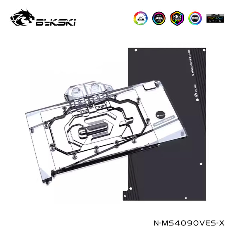 Bykski Tam Kaplama Su Bloğu MS - Rtx 4090 Water Block Full Cover incelemesi ve fiyatı