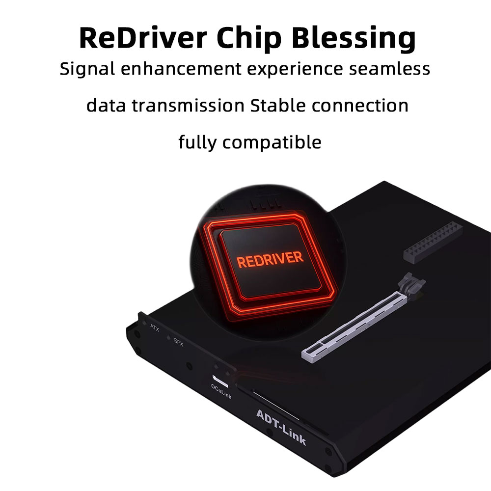 ADT-Link PCIe 4.0X4 64Gbs F9Q  - Oculink Gpu Dock Station incelemesi ve fiyatı