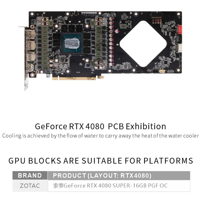 Bykski N-ST4080SPGF-X GPU Bloğ - Rtx 4080 Water Cooling Block incelemesi ve fiyatı